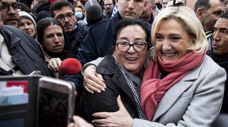 Marine Le Pen: Die Politikerin bewirbt sich zum dritten Mal um das Amt der französischen Präsidentin.