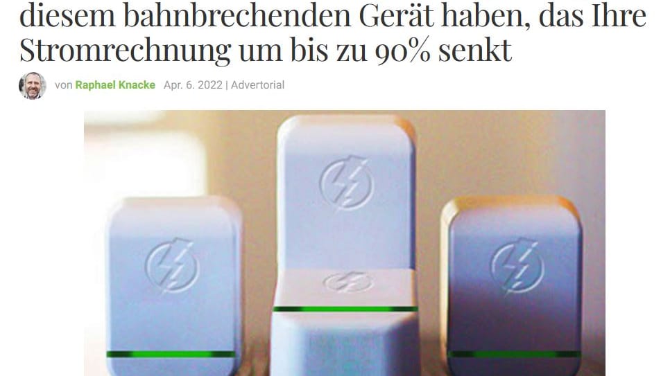 Screenshot der Internetseite GetVoltbox: Die Versprechen des Unternehmens sind groß. (Datum 06,04,2022)