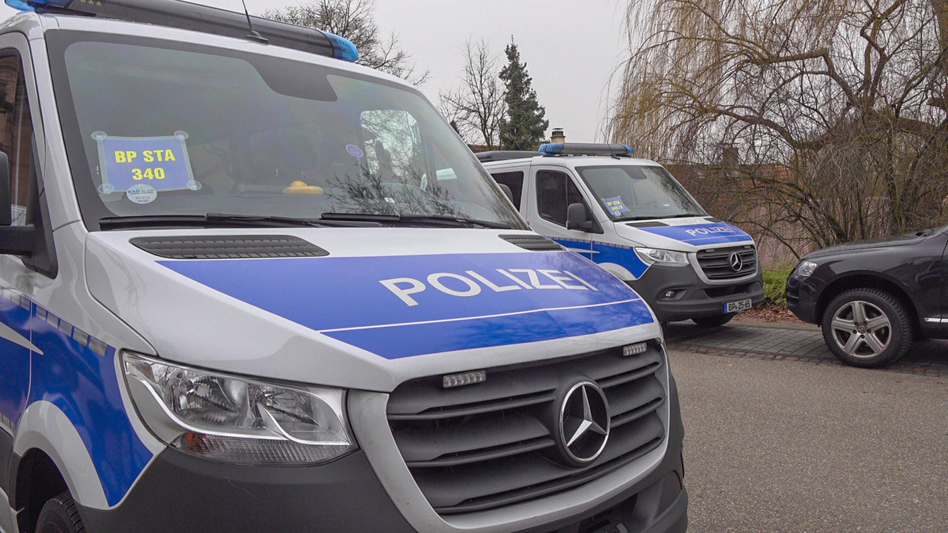 Einsatzfahrzeuge der Polizei (Archivbild): Insgesamt 49 Wohnungen durchsuchten die Beamten. Einsatzfahrzeuge der Polizei (Archivbild): Insgesamt 49 Wohnungen durchsuchten die Beamten.