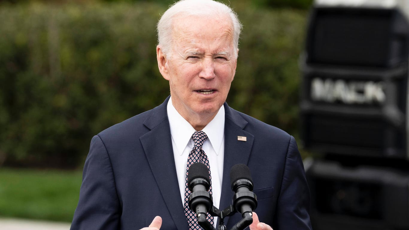 Joe Biden, US-Präsident: Das Weiße Haus hat neue Sanktionen gegen Russland beschlossen.