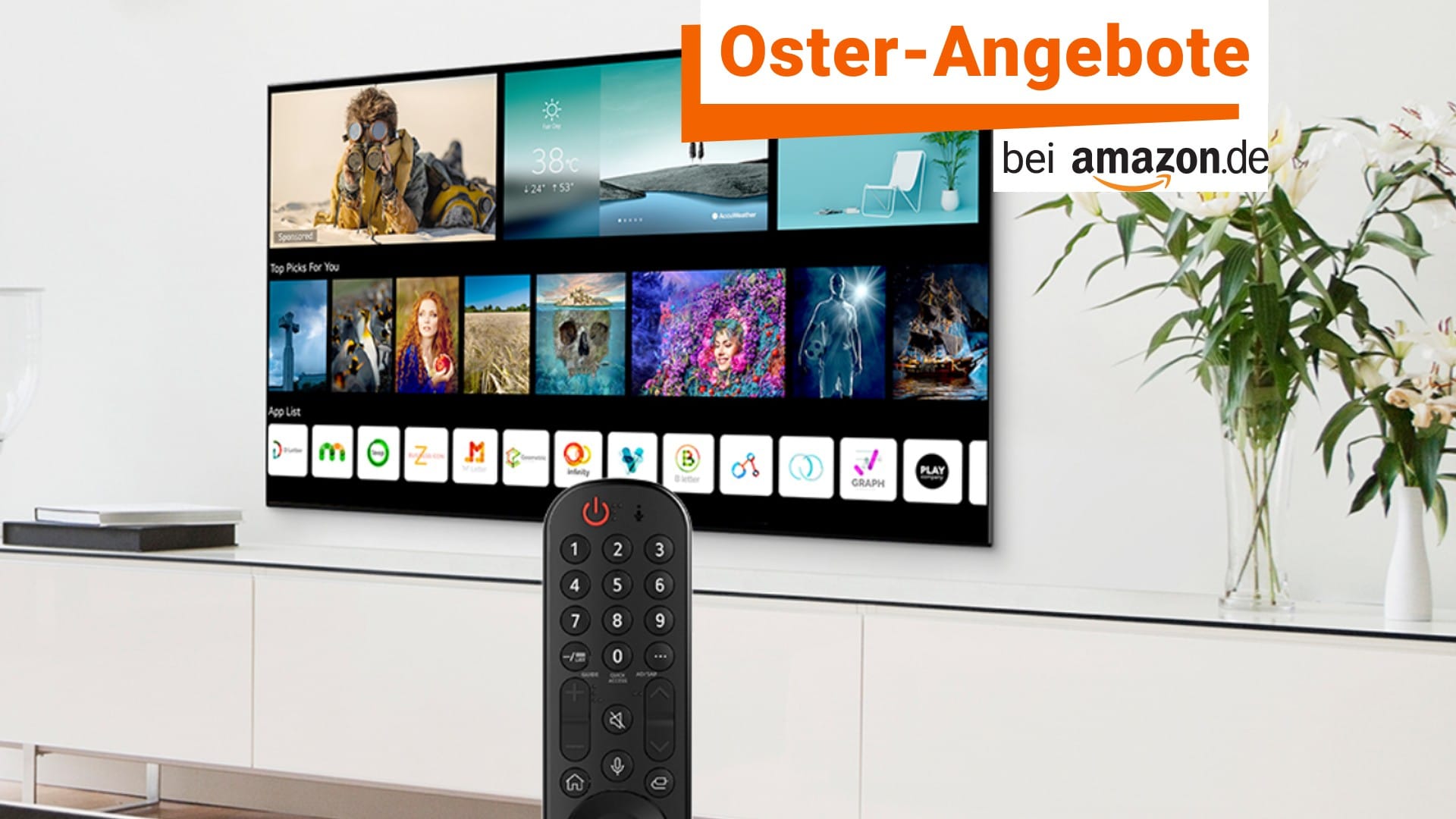 Amazon-Deal: Heute erhalten Sie einen großen Fernseher von LG zum Spitzenpreis.