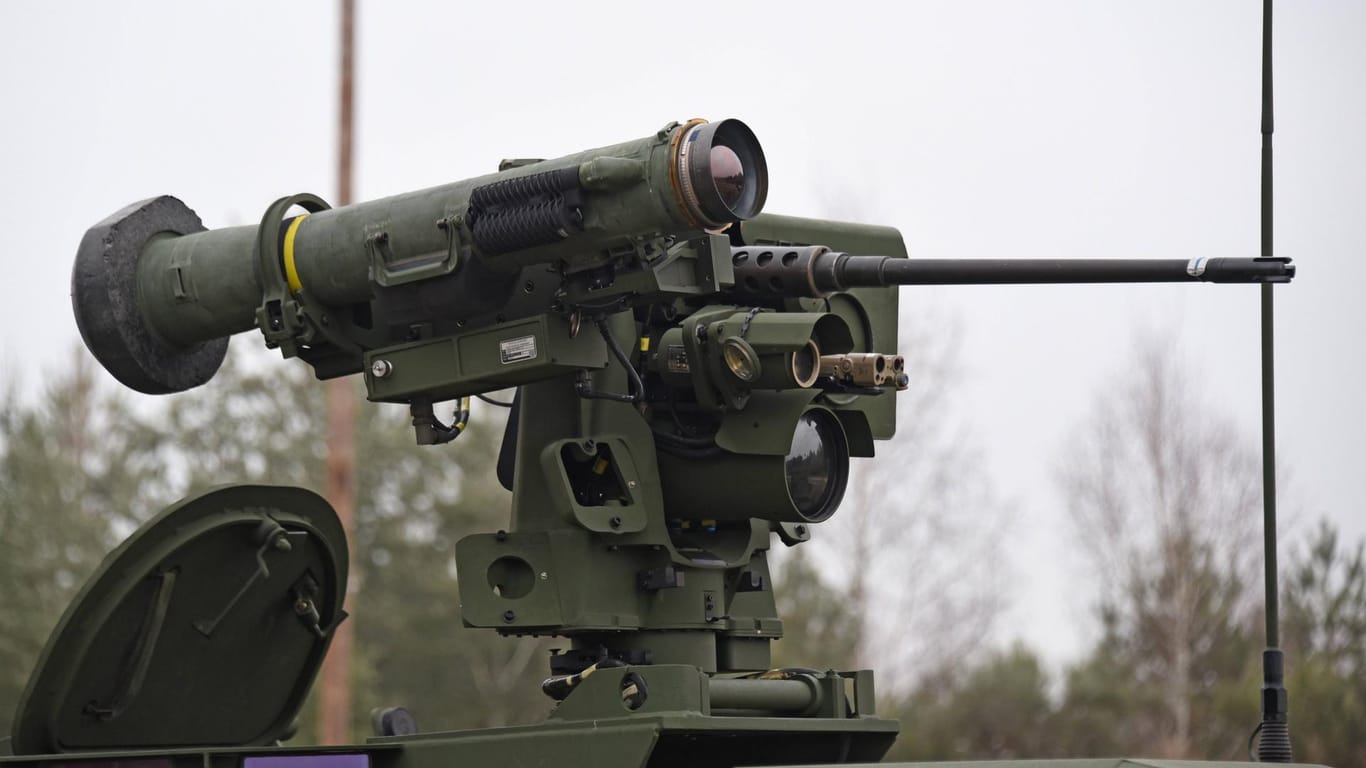 Ein Javelin-Waffensystem (Archivbild): Die Ukraine bekommt diese aus den USA geliefert.