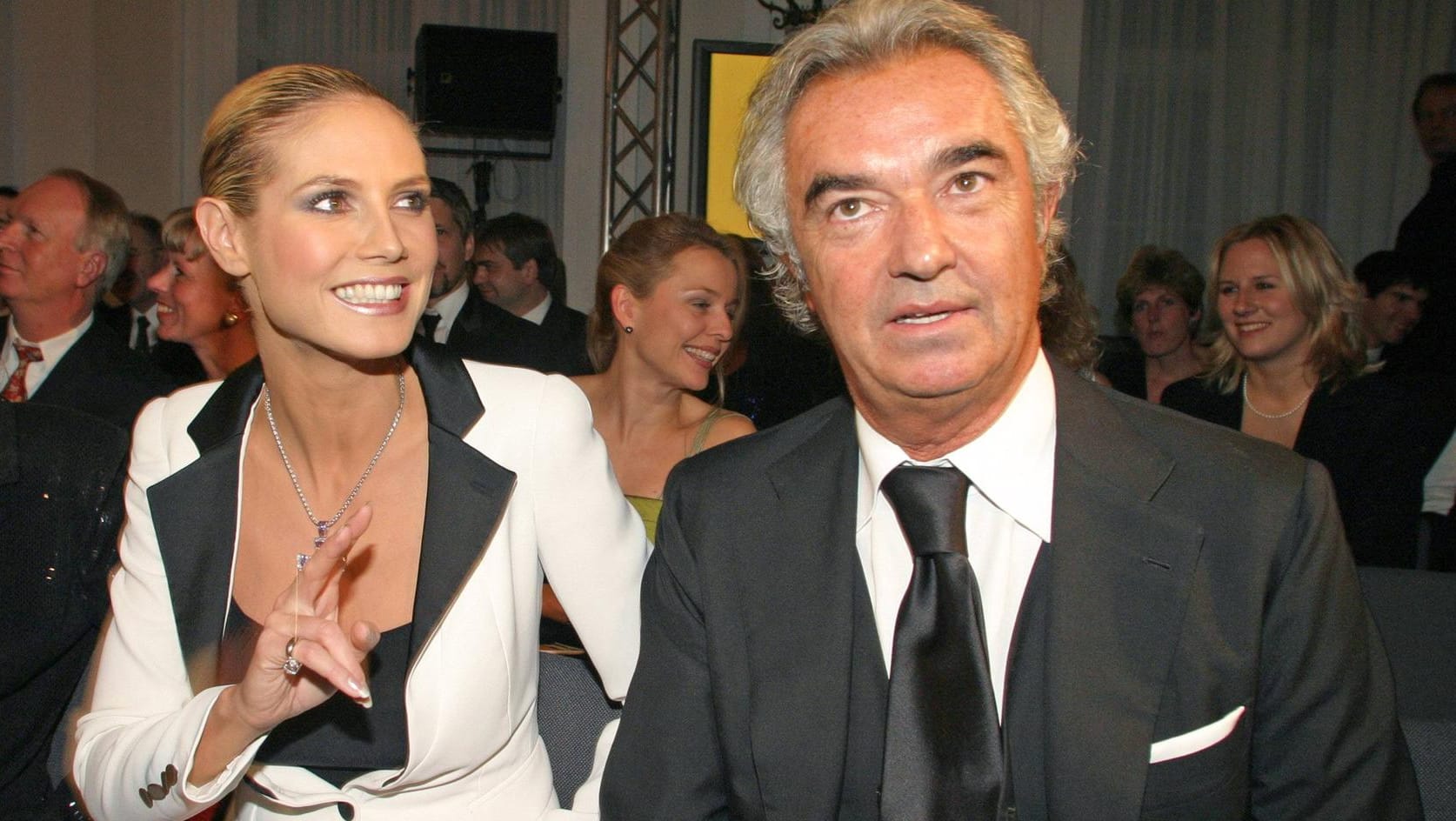 Heidi Klum und Flavio Briatore im Oktober 2003