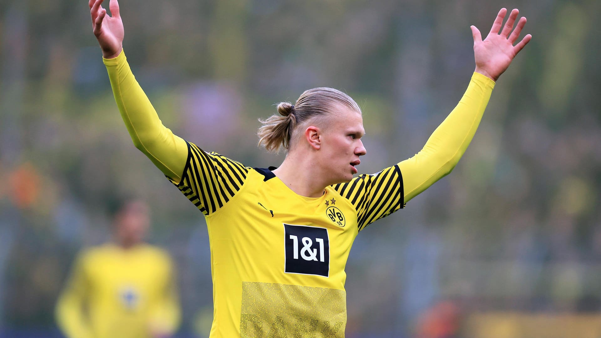 Erling Haaland (Archivbild): Ist er mit dem Kopf noch beim BVB?