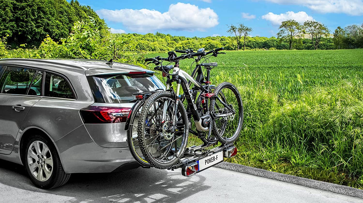 Mit dem reduzierten Fahrradträger von Eufab haben Sie Ihr Rad immer dabei.