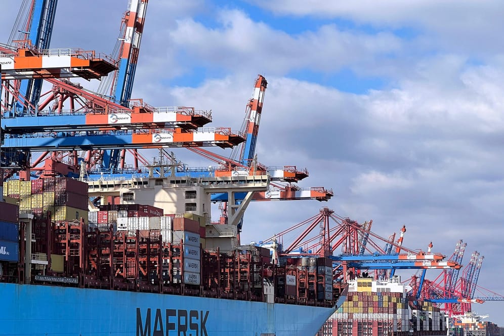 Containerschiffe im Hamburger Hafen (Symbolbild): Bei einer möglichen Havarie könnte der Schlepper aushelfen.