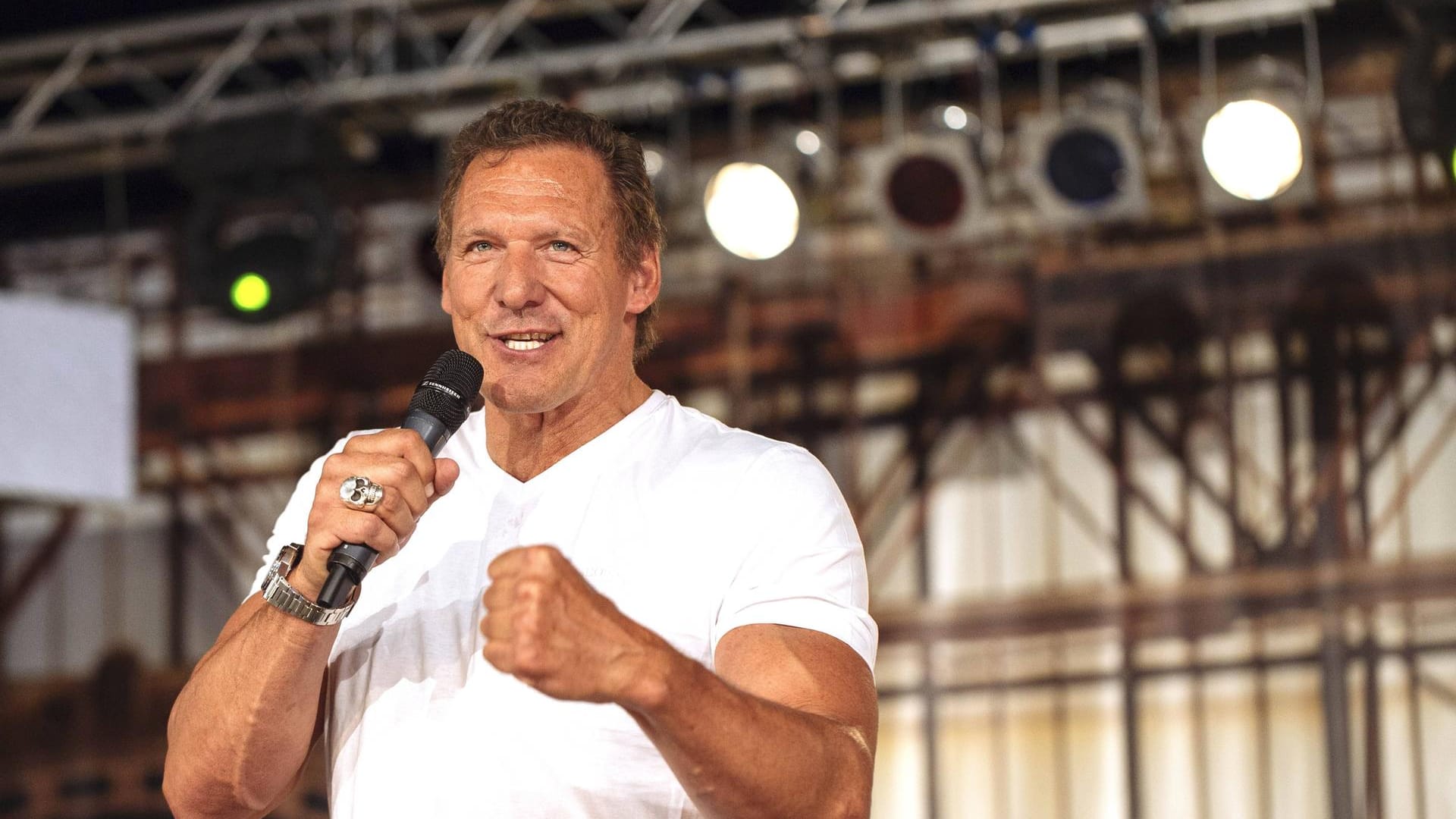 Ralf Moeller auf der Internationalen Leitmesse für Fitness, Wellness und Gesundheit (Archivbild): Auch in diesem Jahr hat die Fibo prominente Gäste geladen.