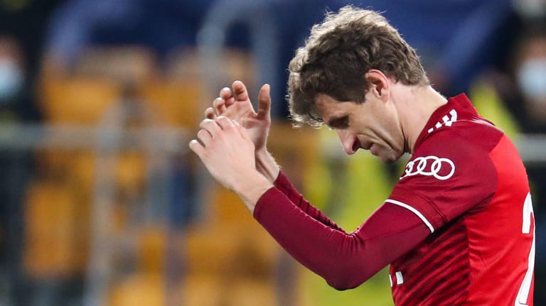 Thomas Müller: Der Bayern-Profi kritisierte nach dem Spiel seine Leistung und die der Mannschaft.