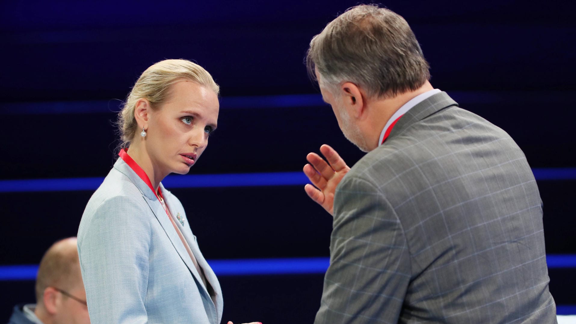 Juli 2021, Sotschi: Maria bei einer Konferenz mit dem sperrigen Titel "Genom-Dialoge: Best Practices der Laboratorien der Russischen Föderation und Europas".