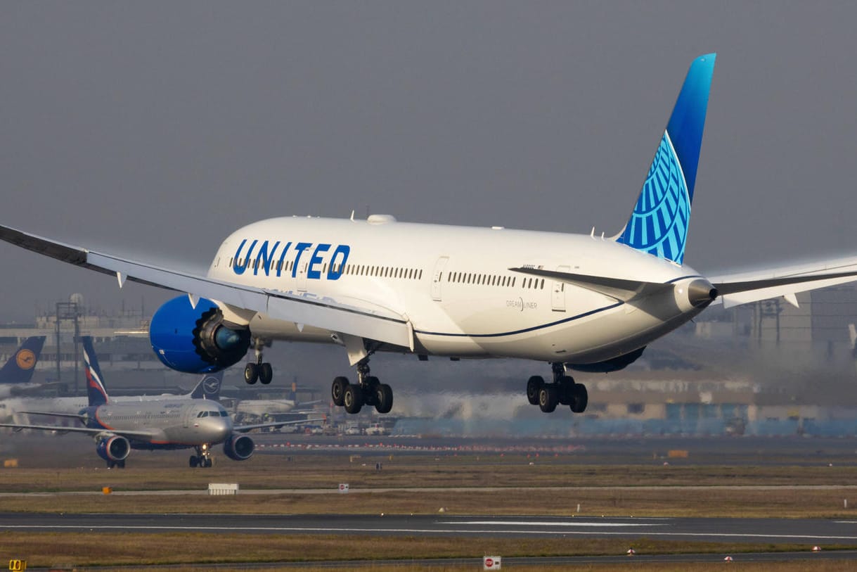 Ein Flug von United Airlines (Symbolbild): Kunden der Airline sind vor den EuGH gezogen.