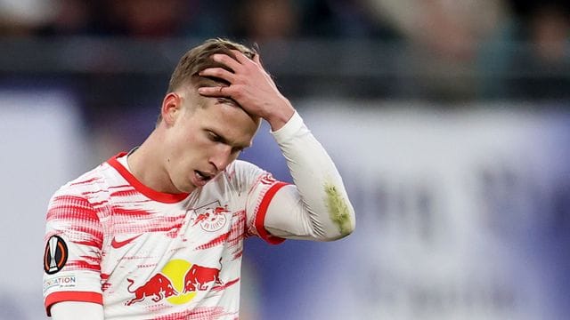 Dani Olmo und seine Leipziger kamen nicht über ein 1:1 gegen Atalanta Bergamo hinaus. Dani Olmo und seine Leipziger kamen nicht über ein 1:1 gegen Atalanta Bergamo hinaus.