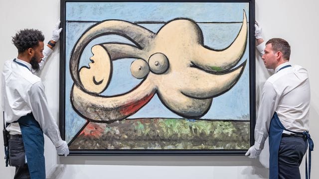 Könnte mehr als 60 Millionen Dollar einbringen: Picassos "Femme nue couchée" (1932). Könnte mehr als 60 Millionen Dollar einbringen: Picassos "Femme nue couchée" (1932).
