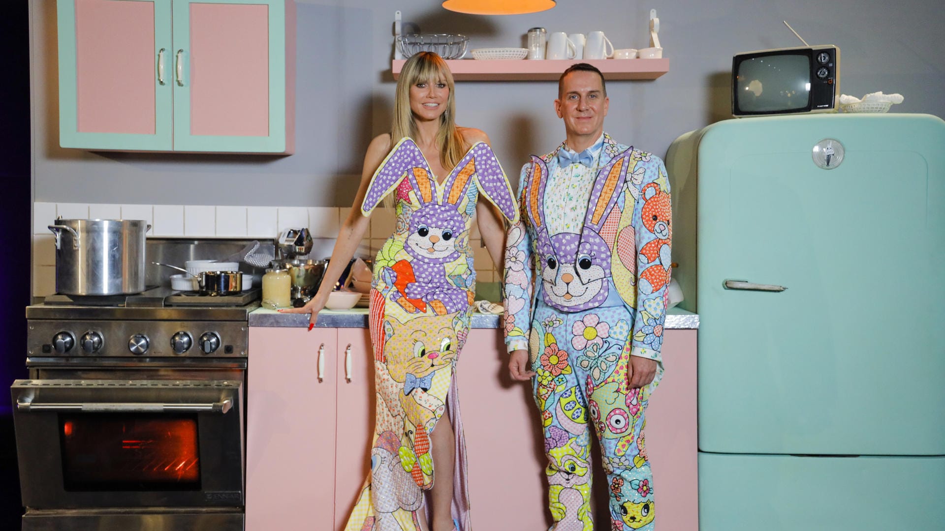 Heidi Klum und Jeremy Scott