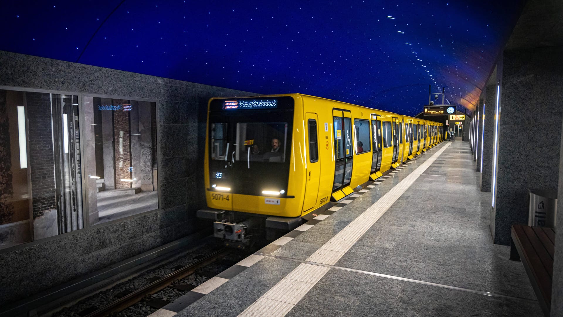 Blick in den U-Bahnhof Museumsinsel (Archivbild): Die U-Bahnstation wurde im Sommer 2021 eröffnet.