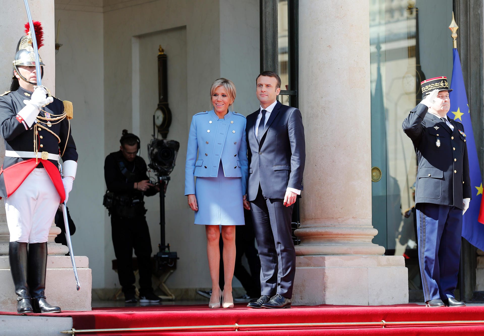 Mai 2017: Das Paar kurz nach Macrons gewonnener Wahl zum Präsidenten