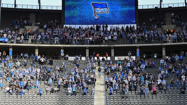 Das Olympiastadion wird beim Derby zwischen Hertha BSC und Union Berlin ausverkauft sein.