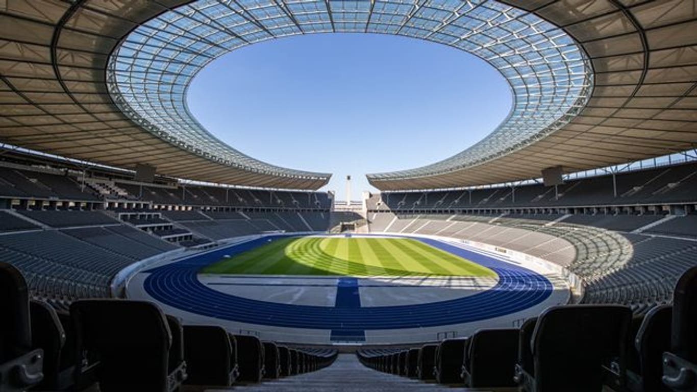 Das Berliner Olympiastadion wird zum Derby zwischen Hertha BSC und dem 1.