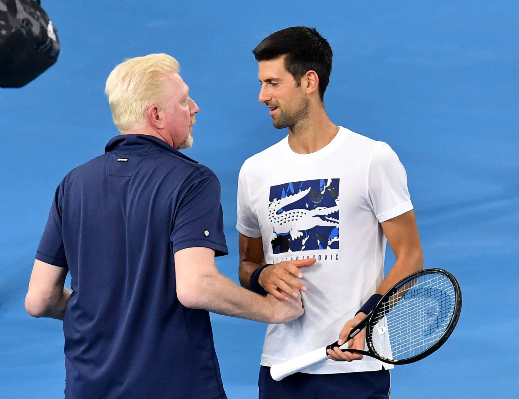 Superstar Novak Djokovic und Boris Becker (l.): Der Deutsche coachte den Weltklassespieler aus Serben drei Jahre lang, ehe sich 2017 die Wege trennten.