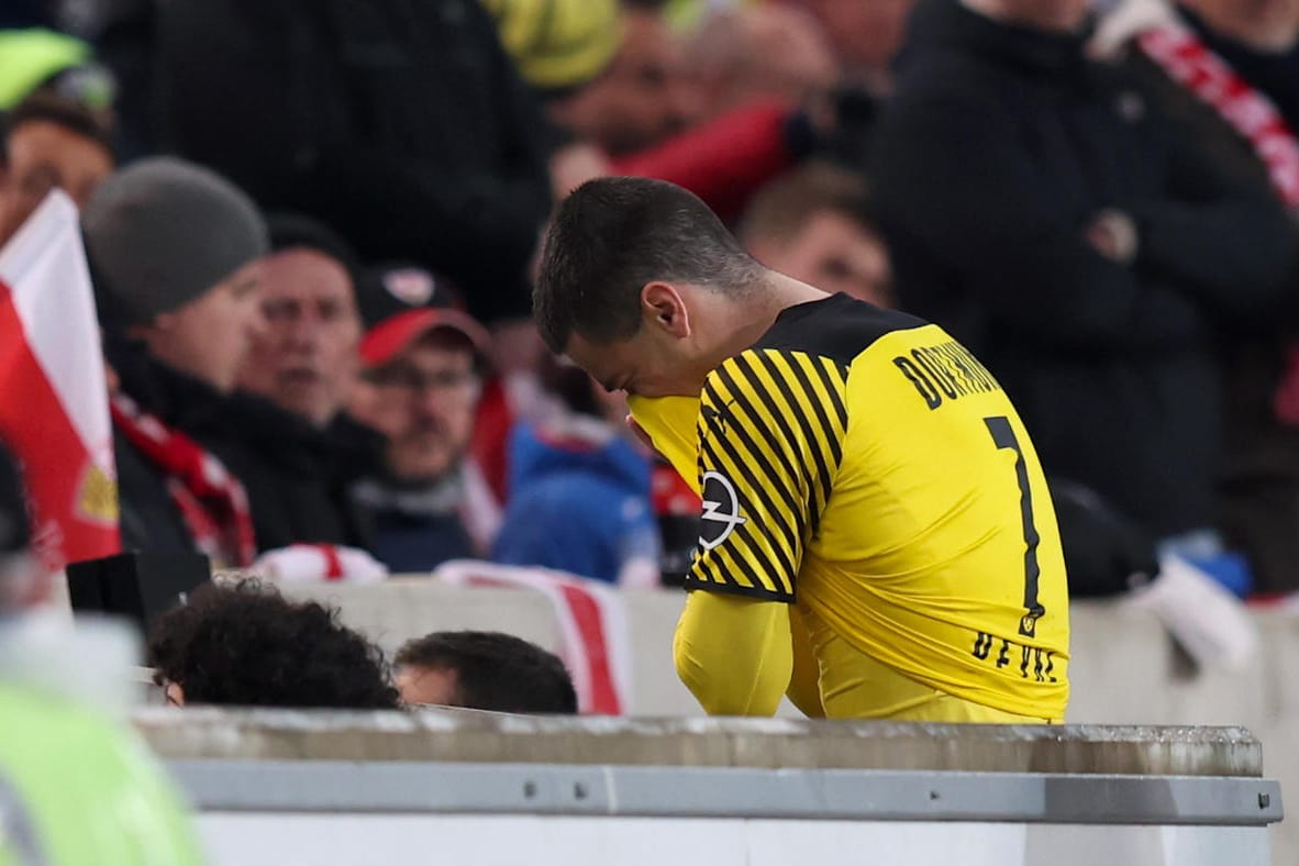 Giovanni Reyna: Der Dortmunder musste in Stuttgart früh runter.