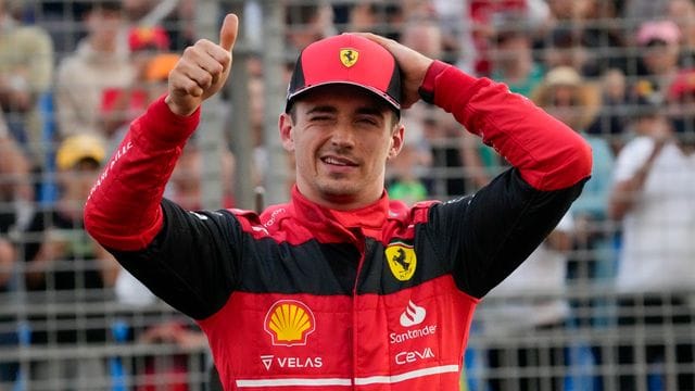 Auf der Pole für den Grand Prix von Australien: Charles Leclerc.