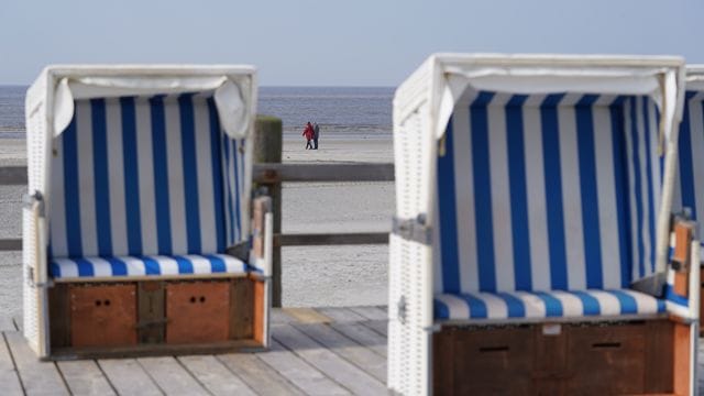 Beginn der Strandkorbsaison