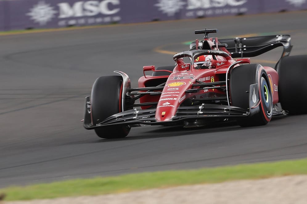 Starkes Qualifying: Charles Leclerc auf der Strecke in Melbourne.