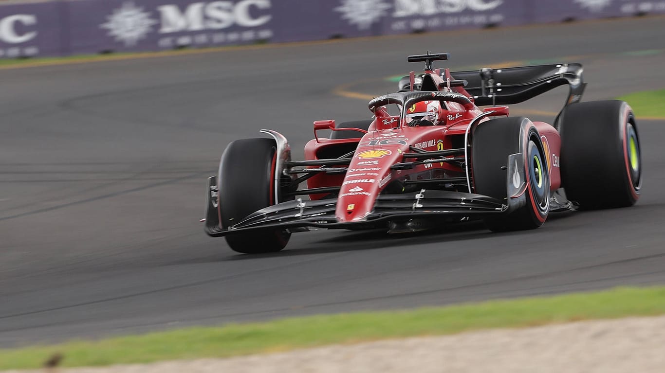 Starkes Qualifying: Charles Leclerc auf der Strecke in Melbourne.