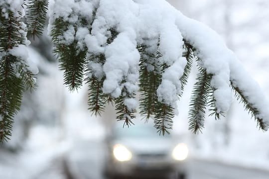 Autofahrt im Winter