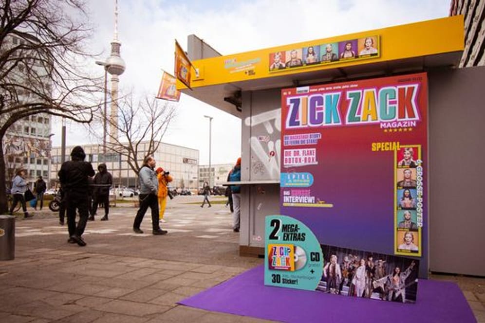Der Rammstein-Kiosk in Berlin.