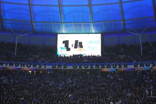 "Windhorst und Gegenbauer raus" ist unter dem 1:4 Endstand zu lesen.