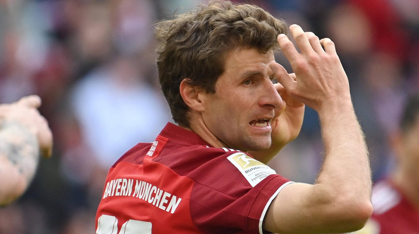 Thomas Müller: Der Bayern-Profi und sein Team taten sich lange schwer.