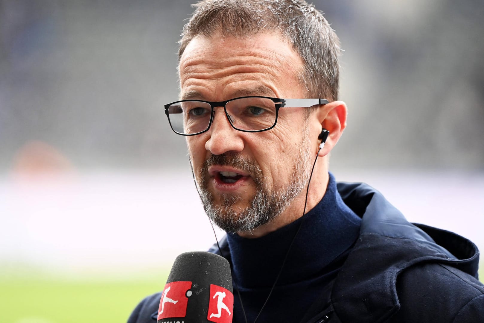 Fredi Bobic: Herthas Geschäftsführer war nach der 1:4-Pleite gegen Union Berlin bedient.