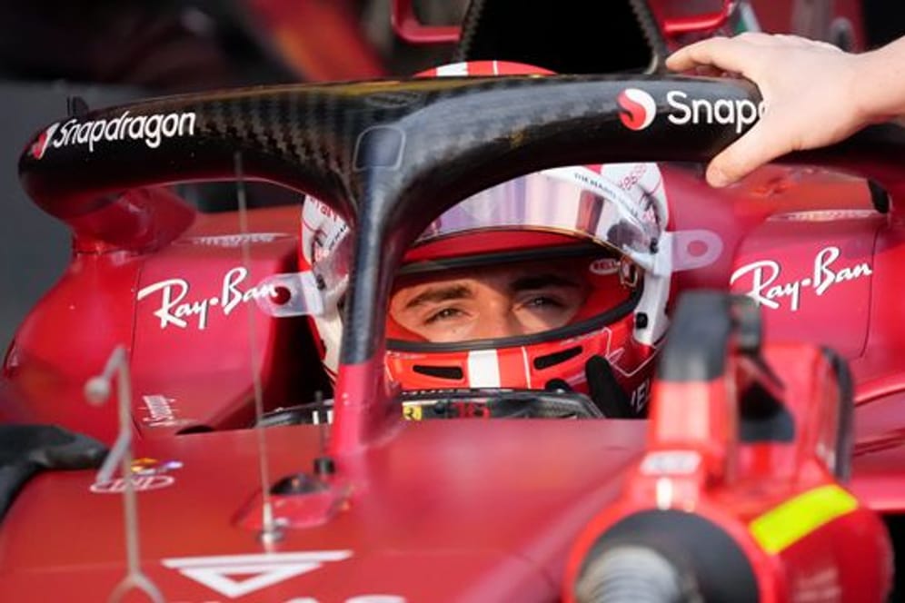 Charles Leclerc vom Team Ferrari hat die Chance seine WM-Führung auszubauen.