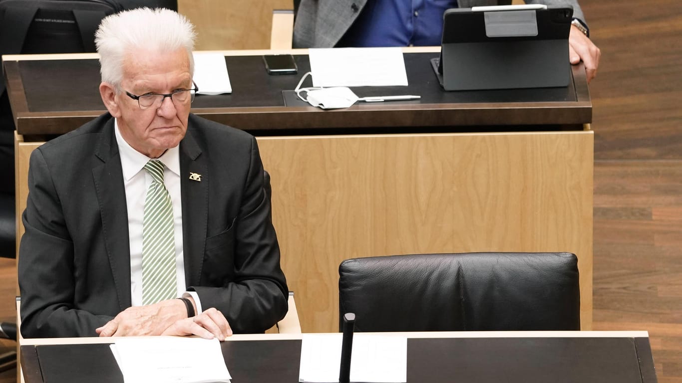 Winfried Kretschmann (Grüne): Der Ministerpräsident von Baden-Württemberg fordert ein Tempolimit für Deutschland.
