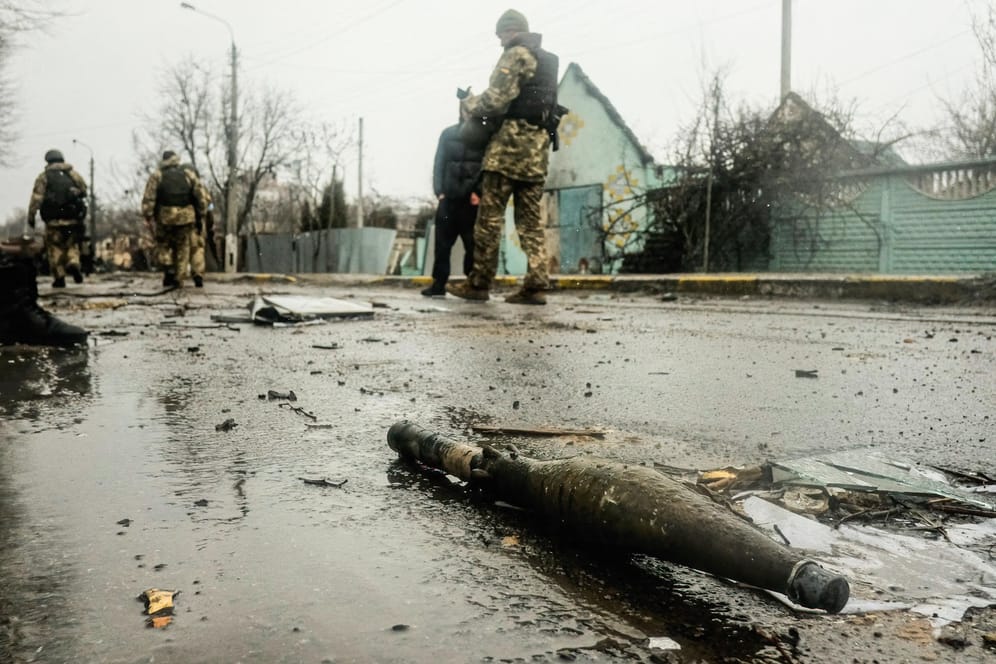 Nach dem Abzug der russischen Truppen aus dem Norden der Ukraine wird das Ausmaß der Zerstörung ersichtlich.