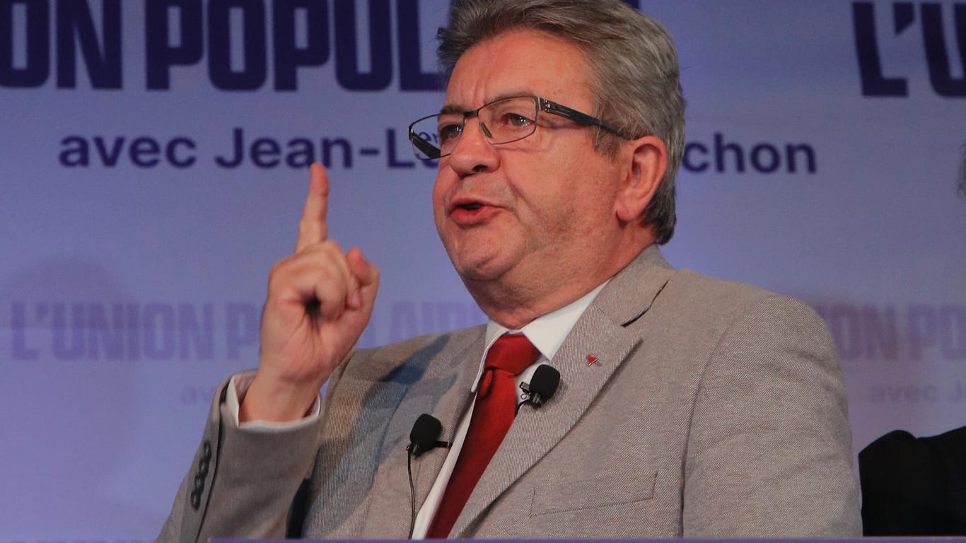 Jean-Luc Mélenchon nach den ersten Hochrechnungen: "Ihr solltet keine einzige Stimme Madame Le Pen geben."