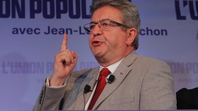 Jean-Luc Mélenchon nach den ersten Hochrechnungen: "Ihr solltet keine einzige Stimme Madame Le Pen geben."