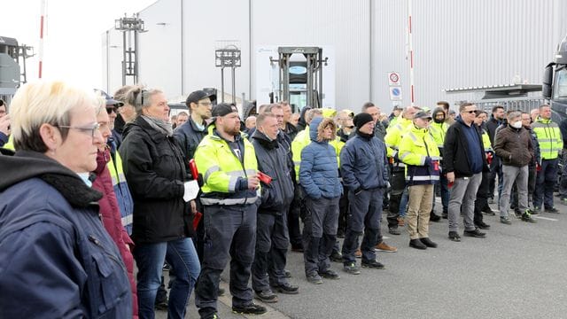 Demonstration der Nordex-Beschäftigten