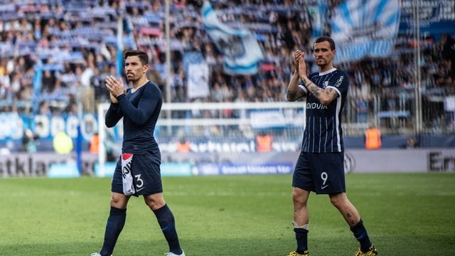 Der Bochumer Simon Zoller (r) feierte sein Comeback.