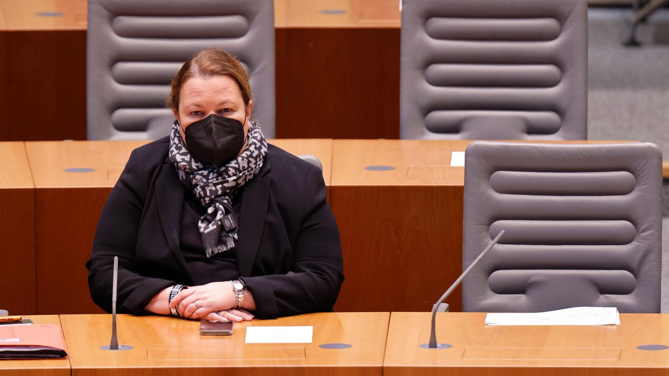 Ursula Heinen-Esser im Landtag (Archivbild): Ihre Kandidatur bei der nächsten Landtagswahl steht auf der Kippe.
