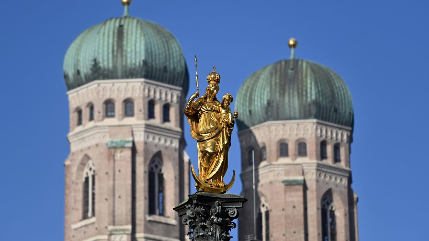 Goldene Madonna vor der Münchener Frauenkirche (Symbolbild): Das Missbrauchsgutachten hatte im Januar für Aufsehen gesorgt.