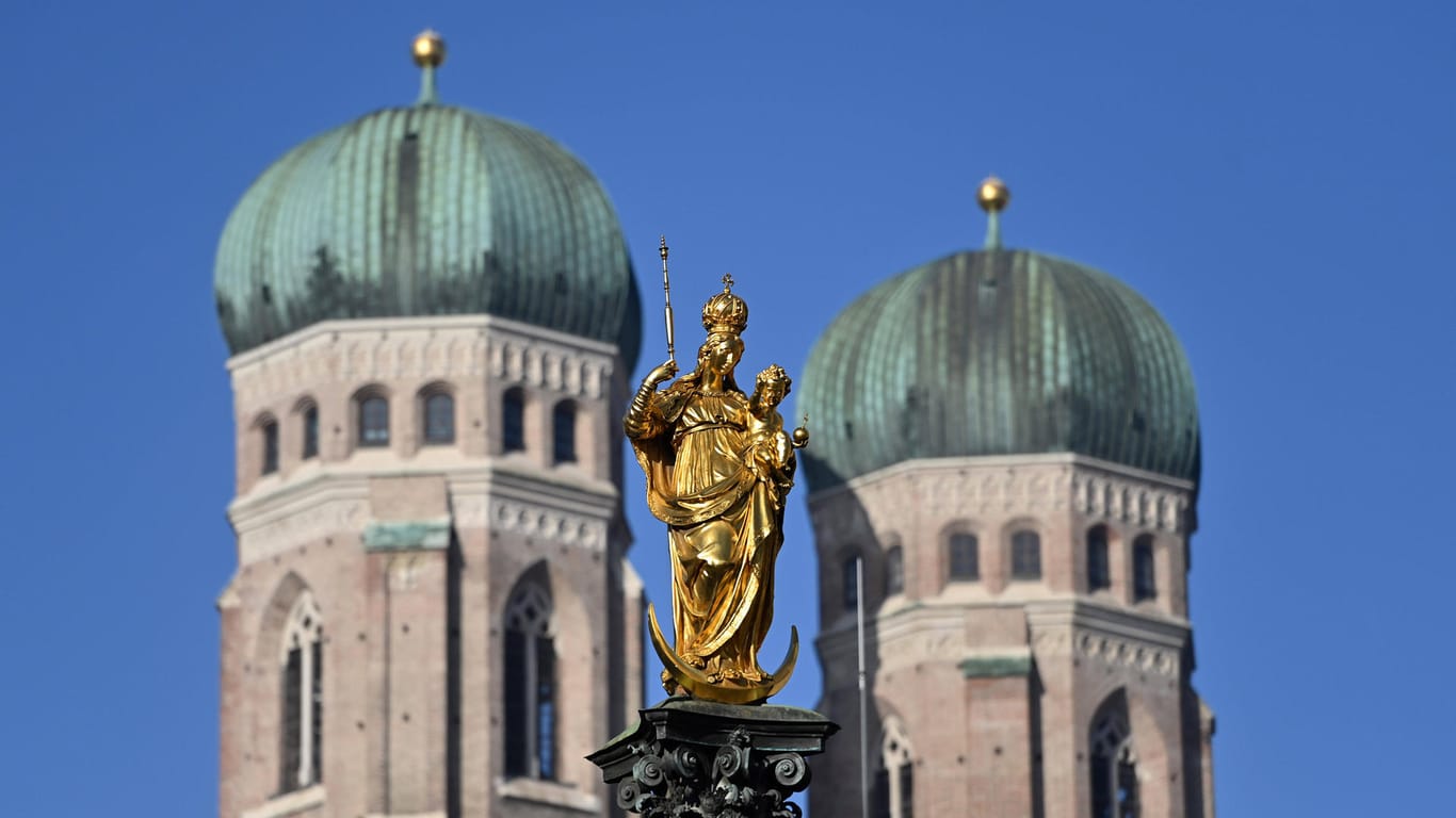 Goldene Madonna vor der Münchener Frauenkirche (Symbolbild): Das Missbrauchsgutachten hatte im Januar für Aufsehen gesorgt.