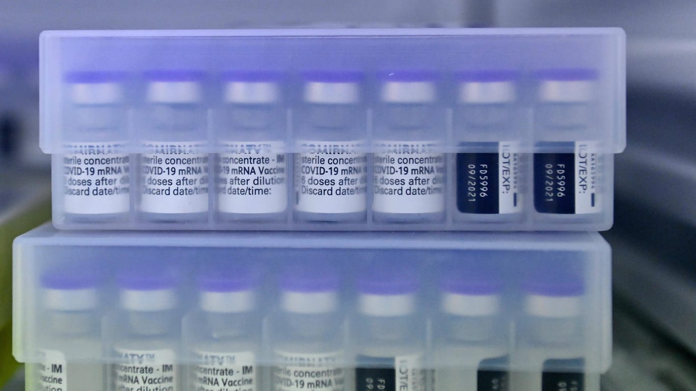 Corona-Impfstoff (Symbolbild): Von den eingelagerten Dosen werden der Regierungsantwort zufolge bis Ende Juni mindestens elf Millionen Dosen ihr Verfallsdatum erreichen.