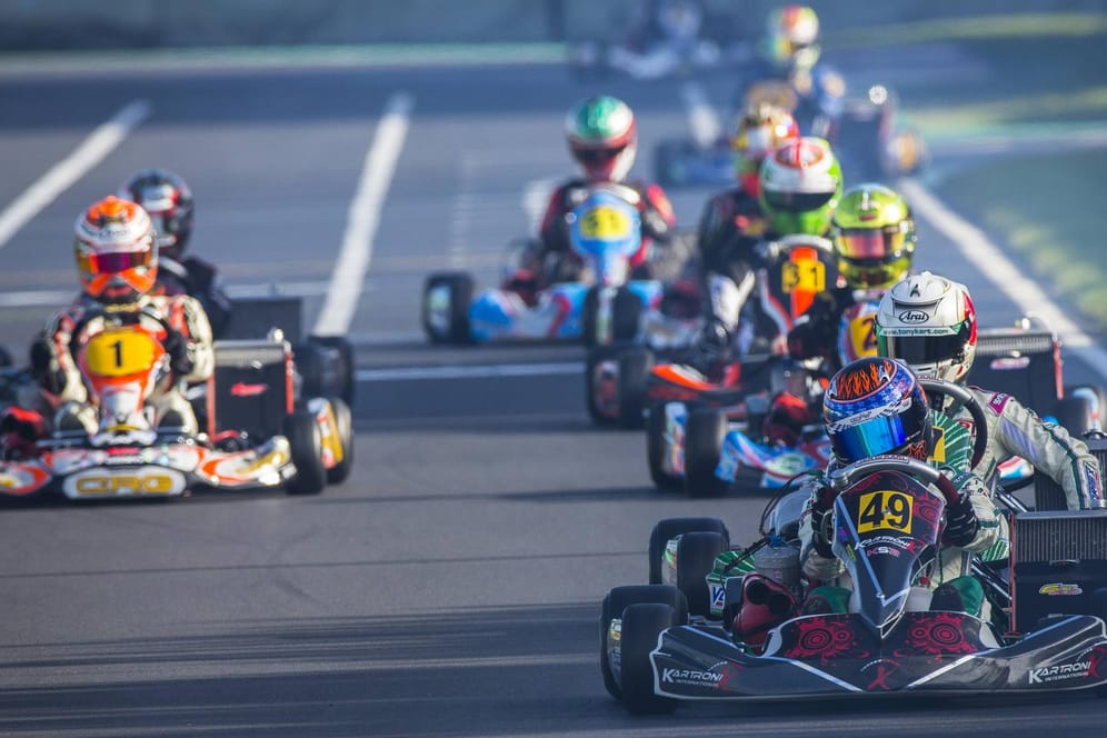 Kartfahrer in Aktion (Archivbild, 2013): Bei der diesjährigen europäischen Meisterschaft kam es zum Eklat.