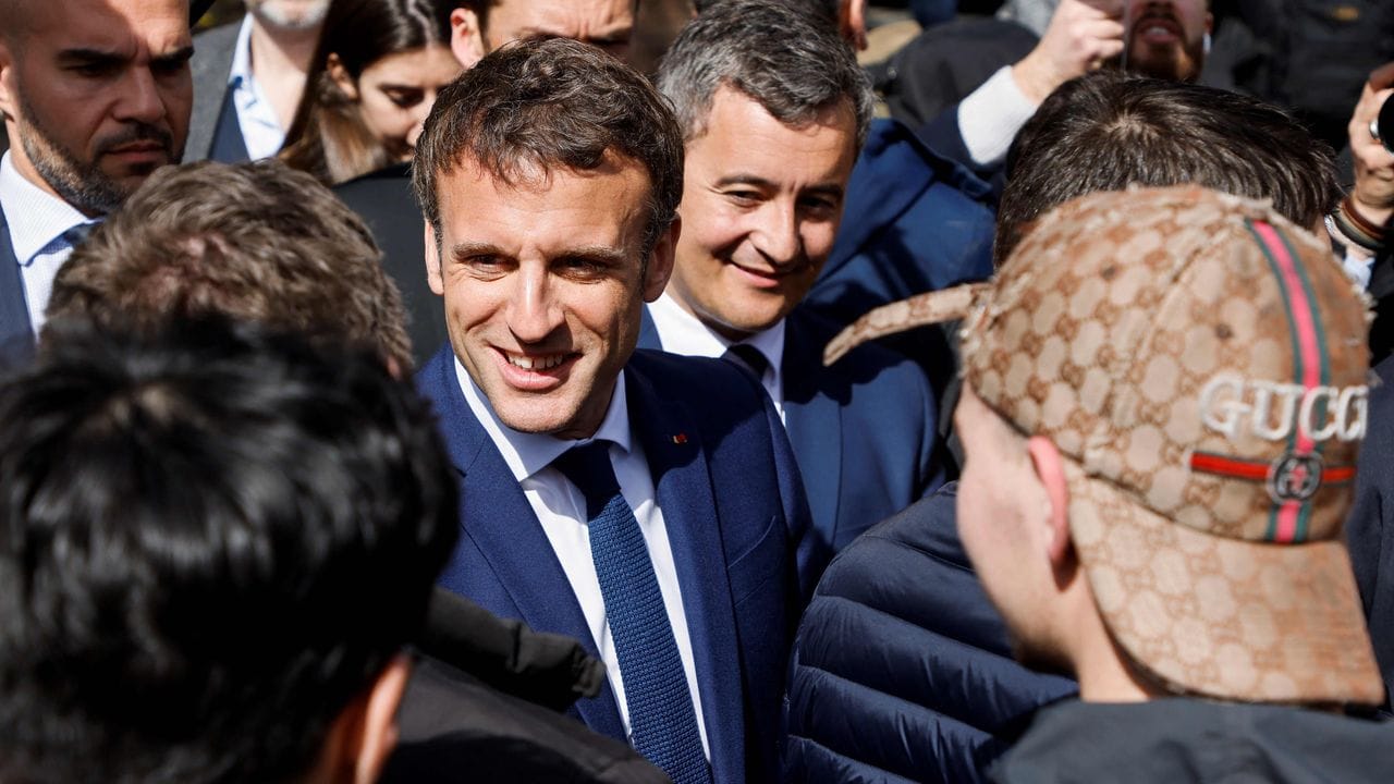 Frankreichs Präsident Emmanuel Macron will für weitere fünf Jahre im Élyséepalast bleiben.