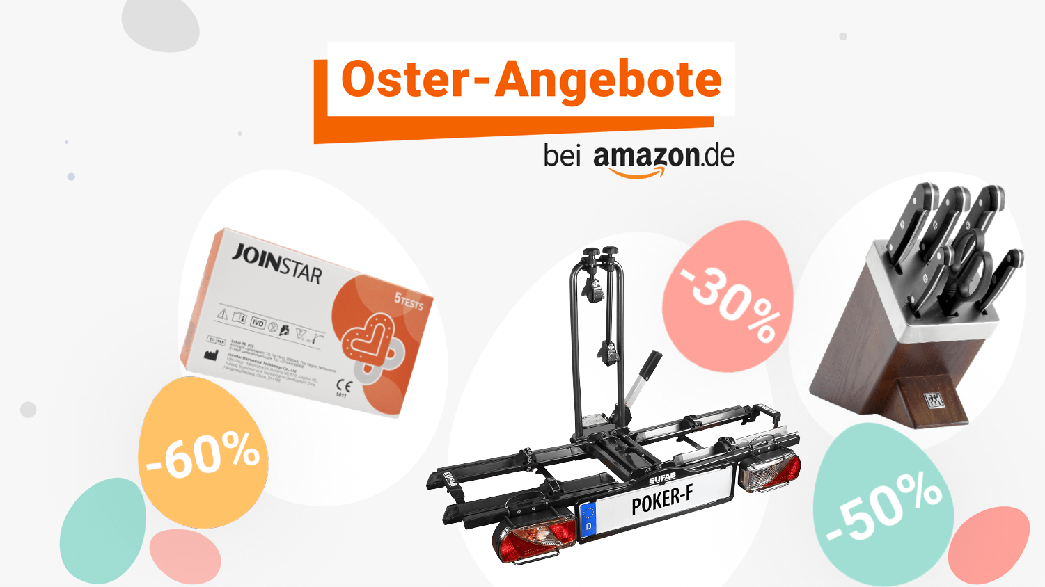 Die Top 10 der Amazon-Oster-Angebote: Diese zehn Bestseller sind weiterhin reduziert.