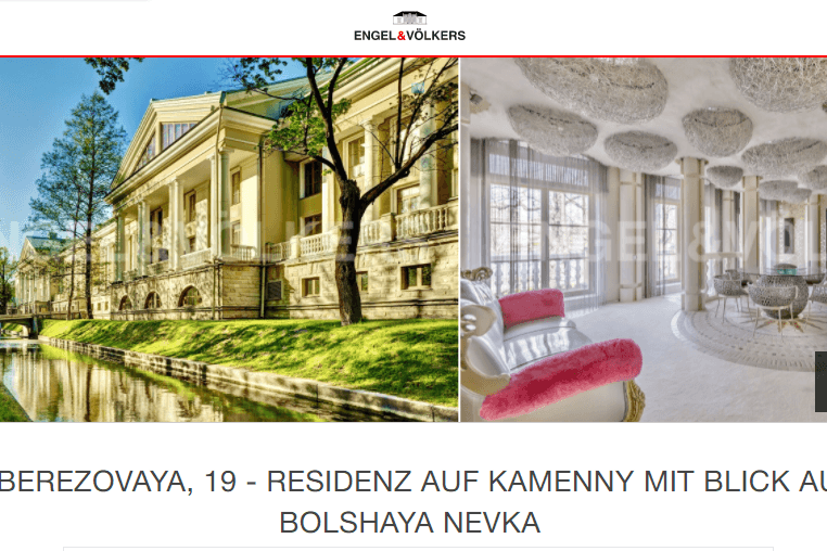 Luxusimmobilie: Die protzige und wenig geschmackvoll ausgestattete Wohnung der Frau, die als Putins Geliebte zu großem Reichtum gekommen ist, auf den Seiten von Engel & Völkers. Luxusimmobilie: Die protzige und wenig geschmackvoll ausgestattete Wohnung der Frau, die als Putins Geliebte zu großem Reichtum gekommen ist, auf den Seiten von Engel & Völkers.
