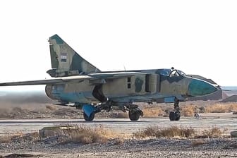 Eine MiG-29 der syrischen Armee (Symbolbild): Die Ukraine drängt auf Lieferungen vom Kampfflugzeugen.