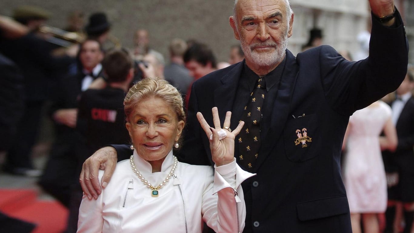 Micheline Roquebrune und Sean Connery: Das Paar war mehr als 45 Jahre verheiratet.