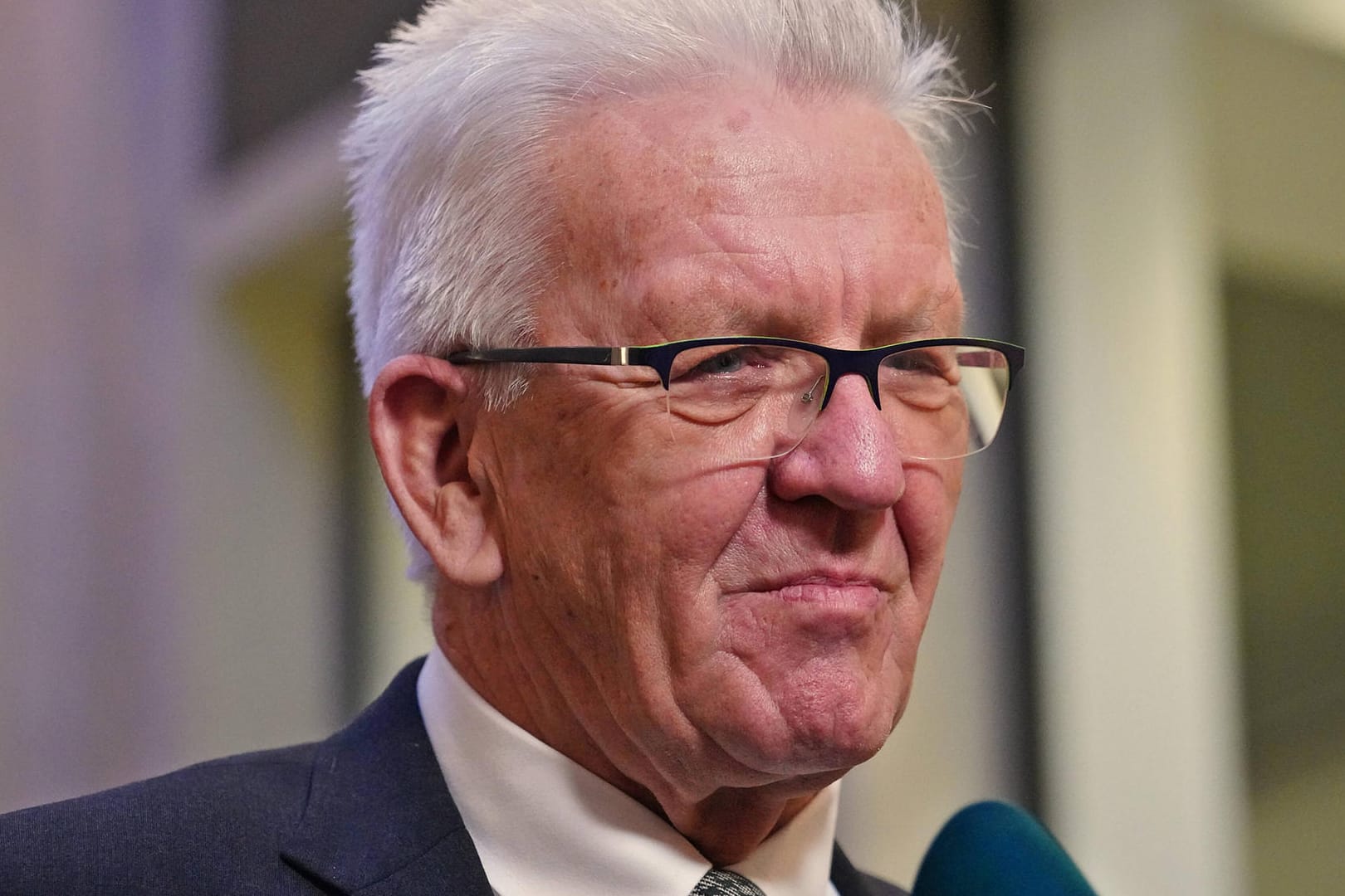 Winfried Kretschmann, Ministerpräsident von Baden-Württemberg bei einer Sitzung des Bundestags (Archivbild): Der Grünen-Politiker wirbt für die geplante Brennstoffzellen-Fabrik.
